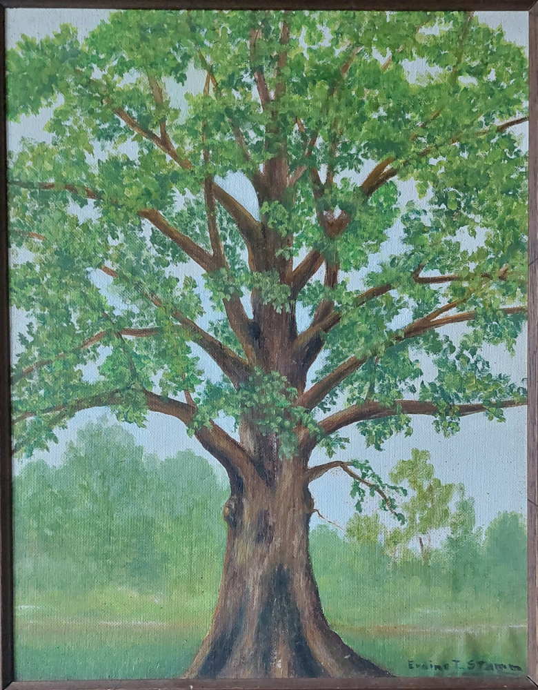 Tree painted by my grandmother